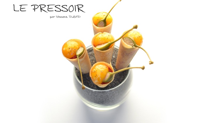Dîner étoilé au Pressoir, menu au choix