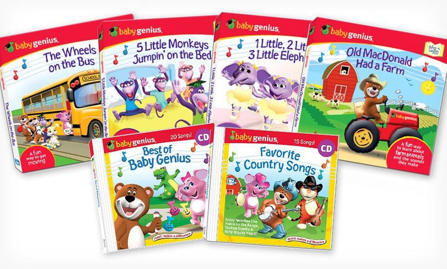 Baby Genius Book And Cd Set Groupon Goods