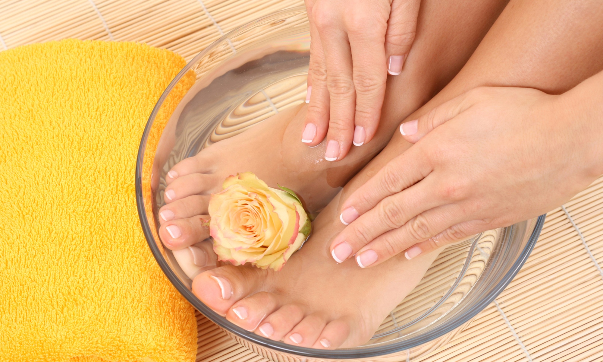 No-Chip or basic Manicure & Pedicure services