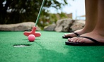 Immerse in a Mini Golf Paradise with Whimsical Windmills and Dragons