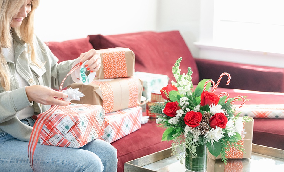 Same Day Christmas Flower Bouquets from Teleflora® 61% Off