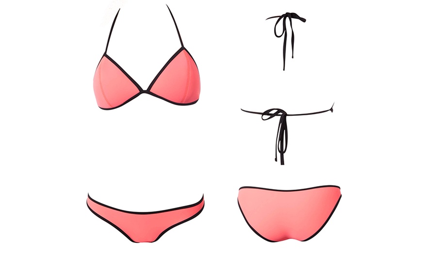 Bra Society Triangle Bikini Set Groupon Goods