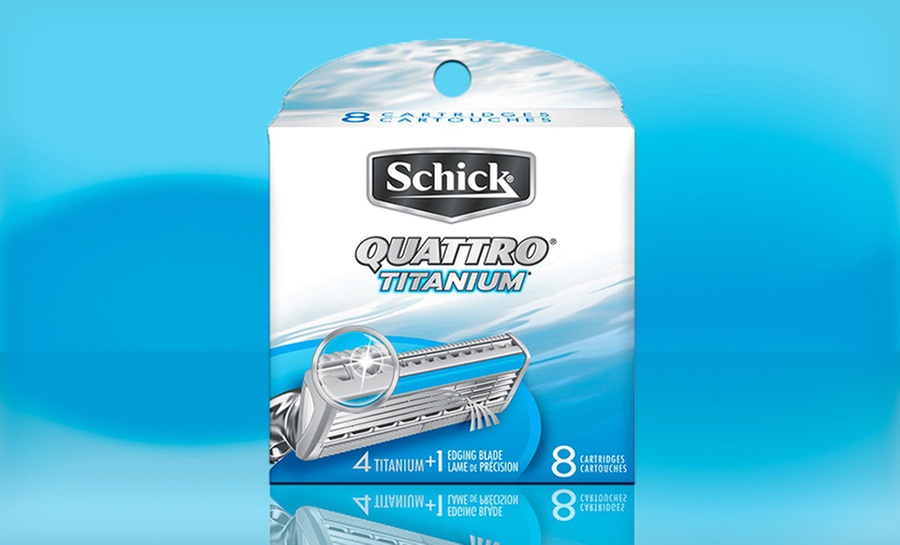 Schick Quattro Titanium Cartridges - 8-Pack