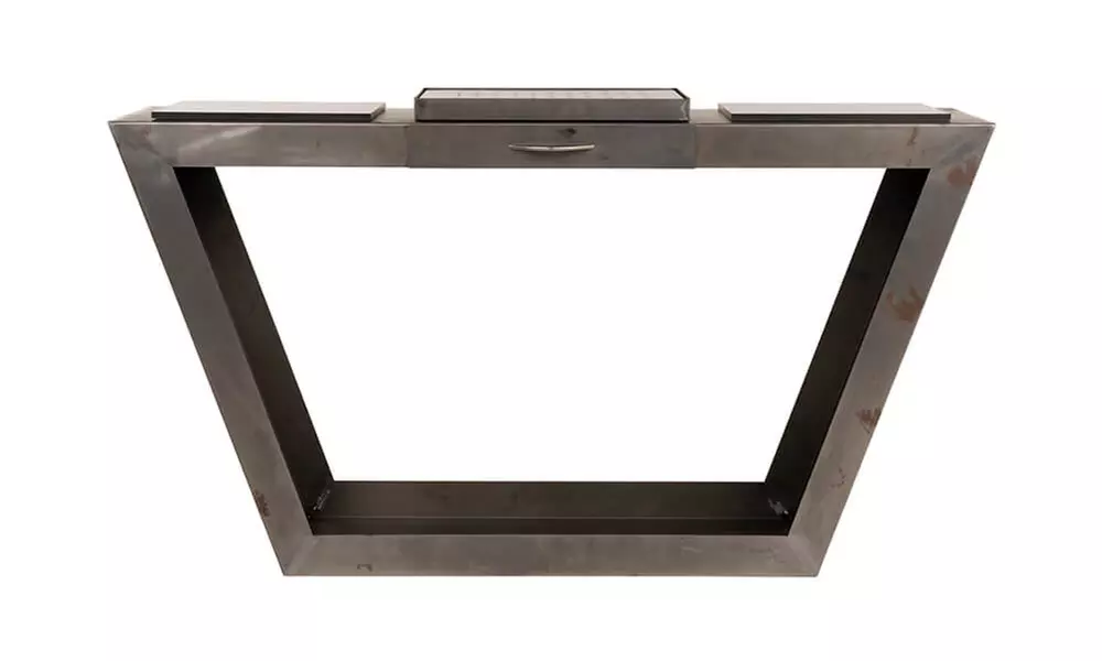 Home Deluxe Holzlege aus Stahl „Paulo“