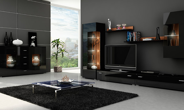 Tv reoler. affordable rustikt tv bord fra obuzi with tv reoler ... Tv reolsystem