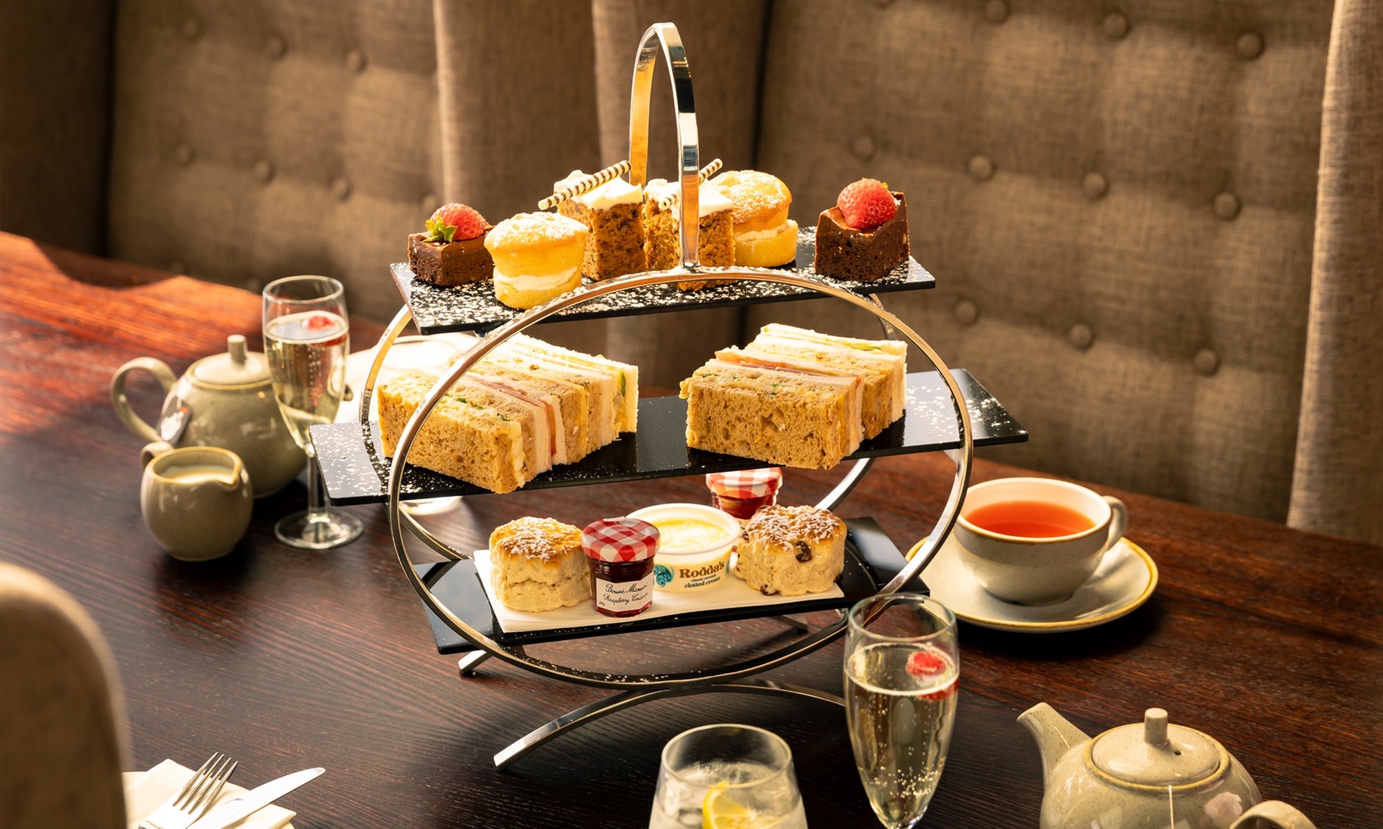 Enjoy Classic or Prosecco Afternoon Tea for Two or Four by The River
