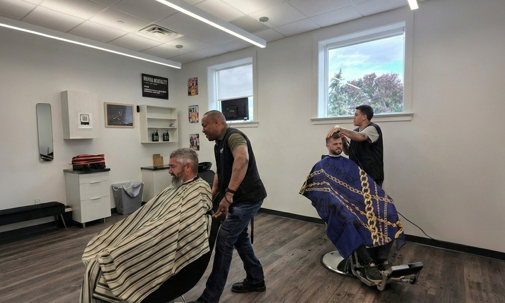 Traditional Haircut and Style or Haircut with Beard