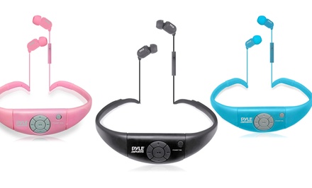 Pyle PSWBT7BL Active Sport Bluetooth 2-in-1 Waterproof Headset and Microphone - Mutiple Colors