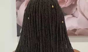 At Braid Parlour, Transform Your Look with Medium or Small Size Long Box Braids (Up to 51% Off)