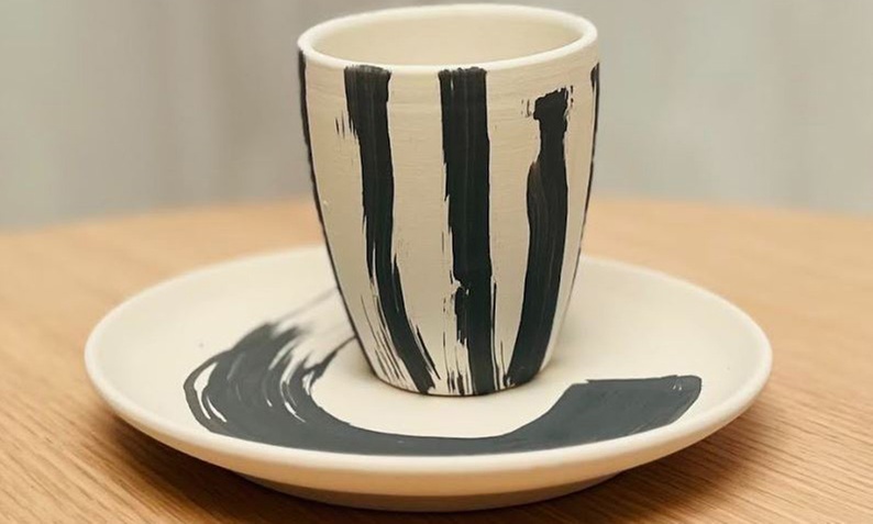 Keramik-Workshop "2er Frühstücksset" für 1 oder 2 Personen