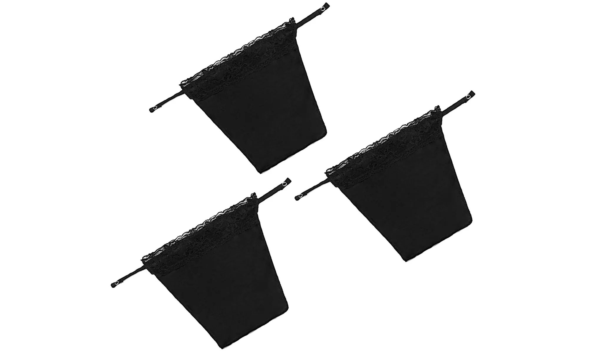 1x oder 3x Dekollete-Clou mit Spitze