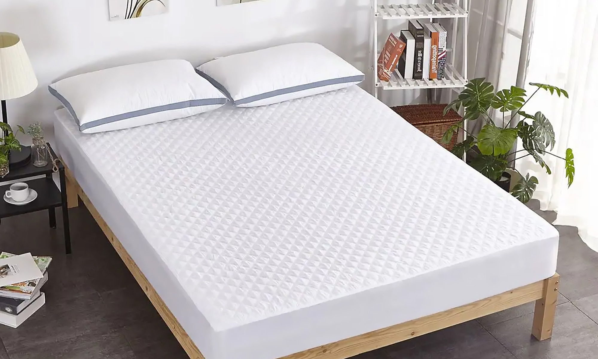 Protège-matelas imperméable élastique anti-acariens, dimensions au choix