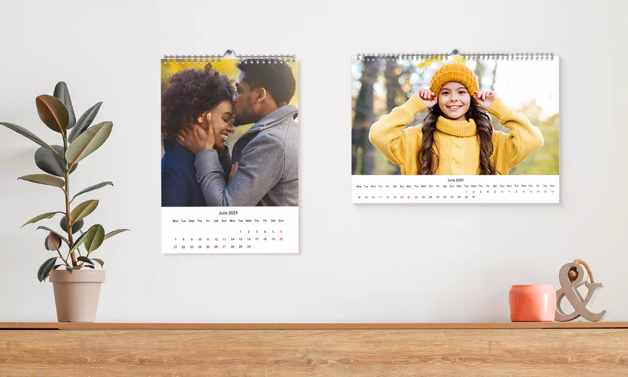Votre année en images : calendrier personnalisé avec PhotoGifts