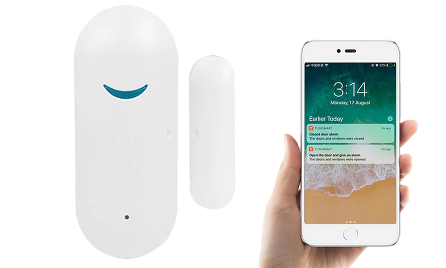 Capteur intelligent pour porte et fenêtre sans fil Wi Fi Groupon