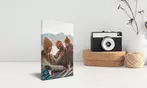 1 o 2 fotolibros personalizables en tamaño A5 con hasta 200 páginas