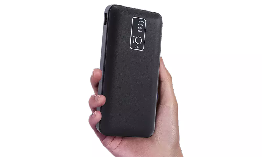 Powerbank 20000 mAh mit 4 Ladekabeln