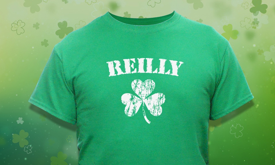 Personalized Irish Shamrock Shirt (Up to 52% Off)