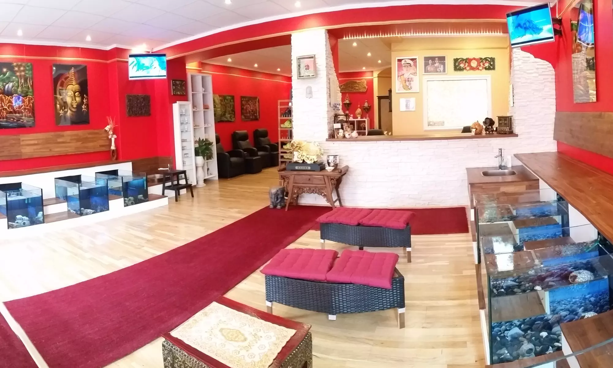 60 Min. Fisch-Spa & Thail. Fuß-Massage inkl. Ingwertee für 1 o 2 Pers.