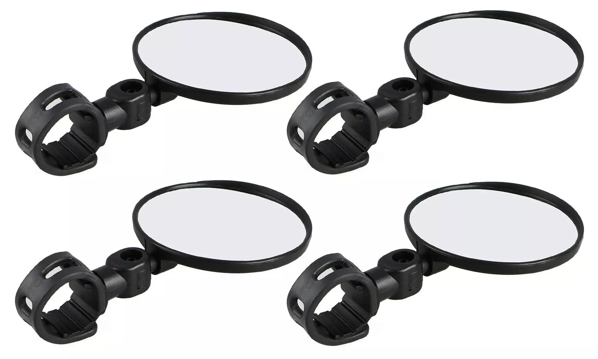 1x, 2x od. 4x Fahrradrückspiegel mit 360° Sichtfeld
