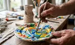 Explore Pottery Painting with Options for Solo or Group Sessions