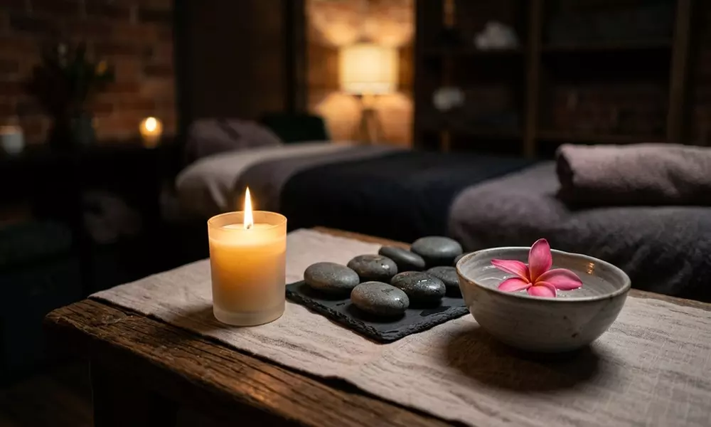 Relax Together: 60-Minute Cozy Couples Massage w/Optional Aromatherapy