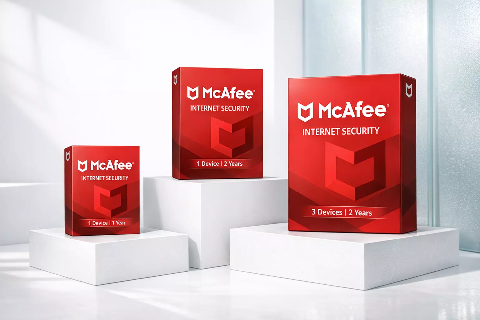 McAfee Internet Security 1 or 3 Devices | 1-or 2-years