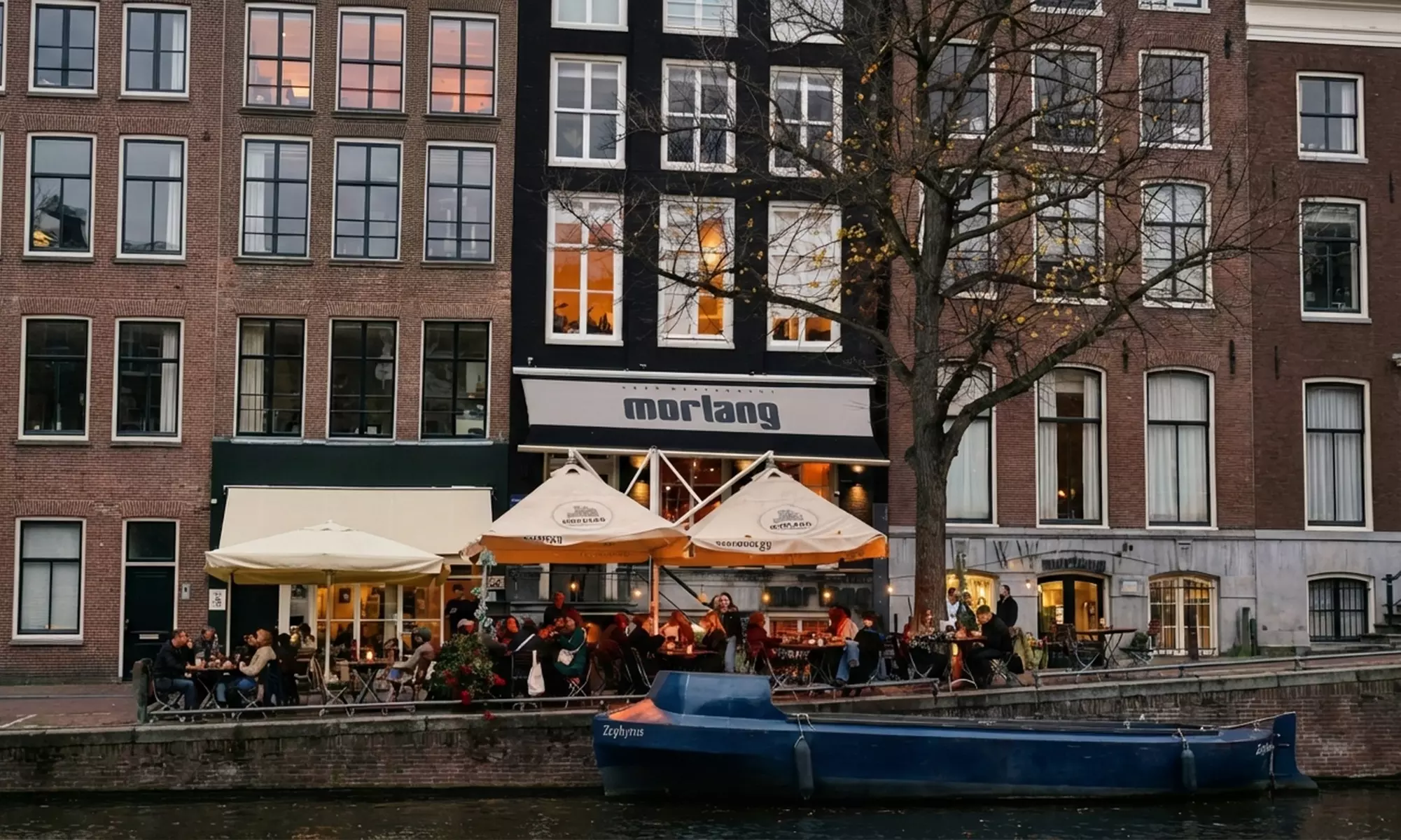 Sfeervolle 4-gangenervaring met Stone Grill en wijn aan de gracht