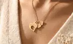 Custom Engraved Name Stainless Steel Family Necklaces with Birthstone