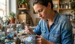 BYOB Turkish Lamp Mosaic, Glass Fusion, or Mosaic Creations Class Deal
