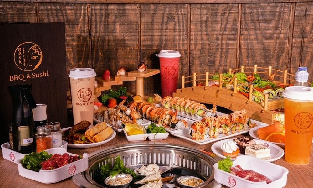 Dining Credits for Fresh Sushi & Flavorful BBQ