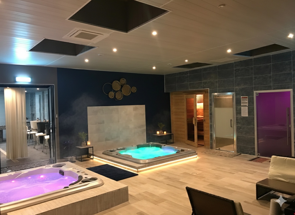 Rituels orientaux, hammam et bain à remous en espace privatif