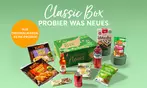 Monatlich brandnooz- "Classic Box" mit zwischen 11-15 Markenprodukten
