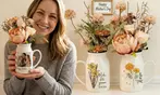 Tus plantas, a todo color: 1 o 2 macetas de cerámica personalizables