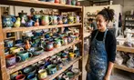 Explore Pottery Painting with Options for Solo or Group Sessions