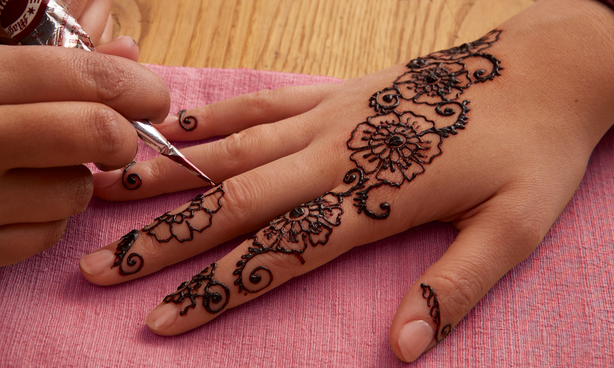 Discover the Artistry: One Small, Medium or Large Henna Tattoo