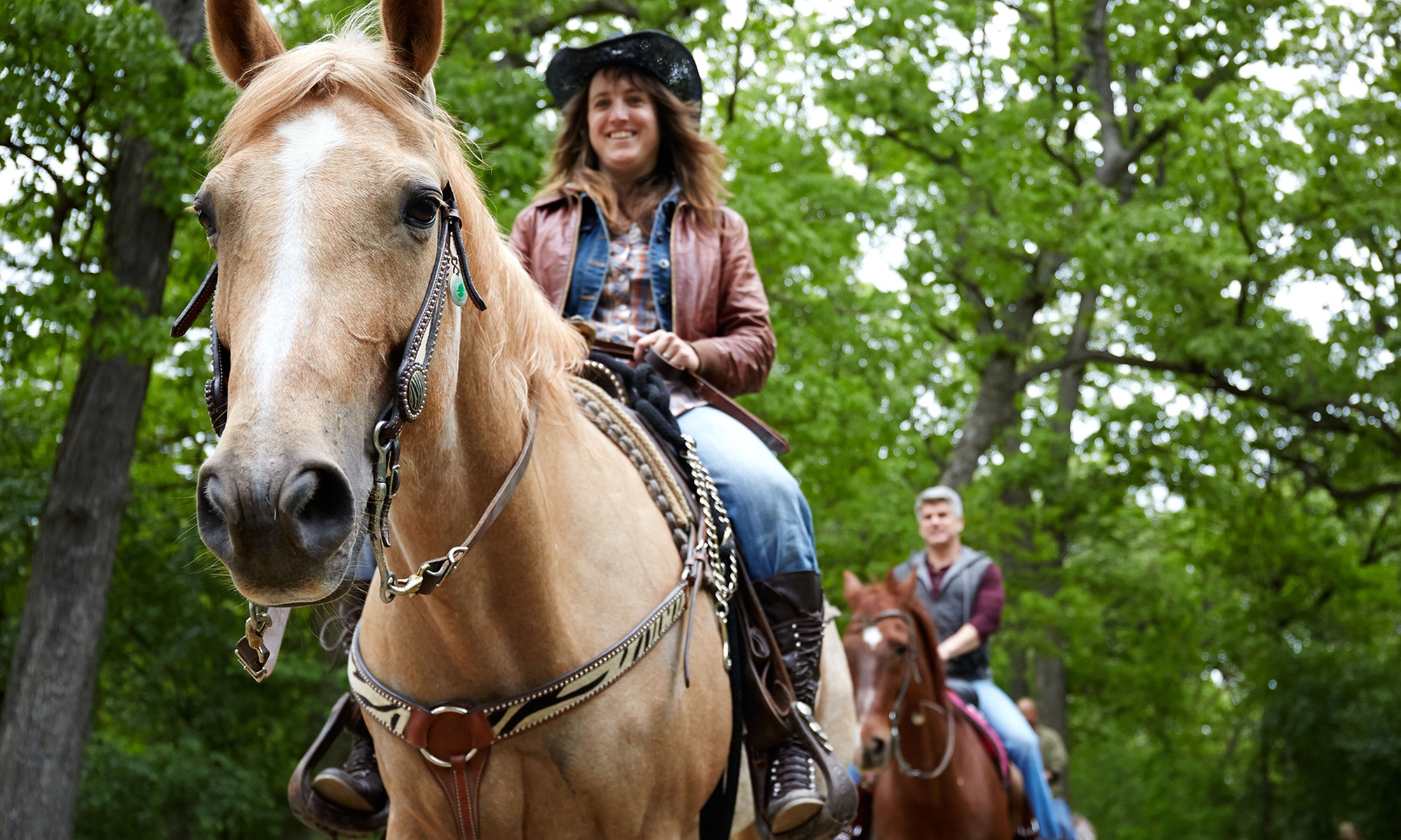 Paseo a caballo de 1 hora para 2 o 4 personas