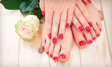 $40 for a Manicure and Luxury Pedicure  at Nail Club & Spa