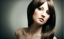 $75 for a Haircut, Highlights and Eyebrow Wax at Beauty Bar Hair Salon