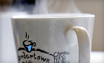 $3 for $5 at Bordertown Coffee $3 for $5 at Bordertown Coffee