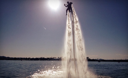 $175 for a Water Jetpack Adventure with GoPro Video Footage & T-Shirt at Water Jetpack Adventure $175 for a Water Jetpack Adventure with GoPro Video Footage & T-Shirt at Water Jetpack Adventure