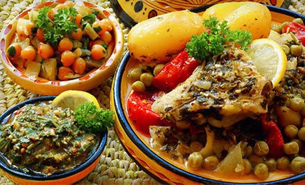 $25 for One Appetizer, One Meat Combo, One Veggie Combo & 2 Desserts at Queen Sheba