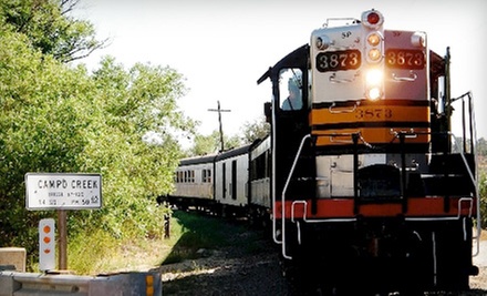 $15 for Two Adult Tickets for the Golden State Tour at 11a.m. at Pacific Southwest Railroad Museum