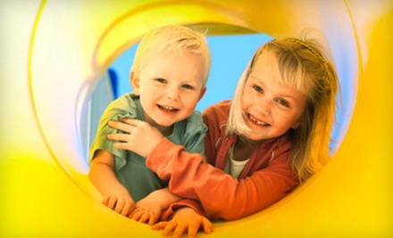 $7 for Child Admission, Pizza Slice & Small Drink (Up to $14 Value) at Monkey Joe's Raleigh