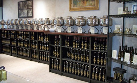 $15 for $30 Worth of Gourmet Olive Oils, Vinegars, and Salts at Two Sisters Olive Oil