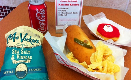 $2 for Kolache Lunch Kombo at Shipley Do-Nuts (12225 Westheimer Road)