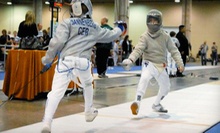 $20 for an Adult Beginners Class at 6 p.m.  at Coastside Academy of Fencing