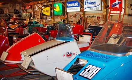 $7 for 2 Admissions at The Snowmobile Barn Museum