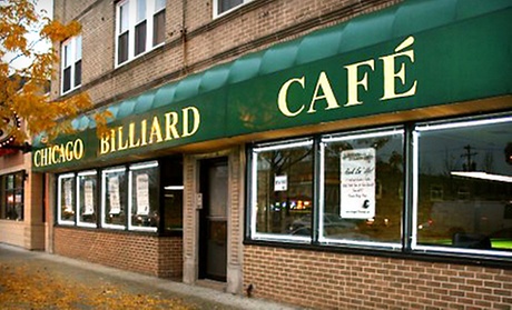 $5 for $10 Worth of Pool Time and Food & Drink at Chicago Billiard Cafe