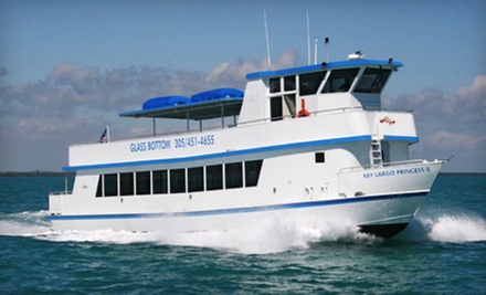 $30 for a 4 p.m. Two-Hour Glass-Bottom-Boat Cruise for Two Adults  at Key Largo Princess