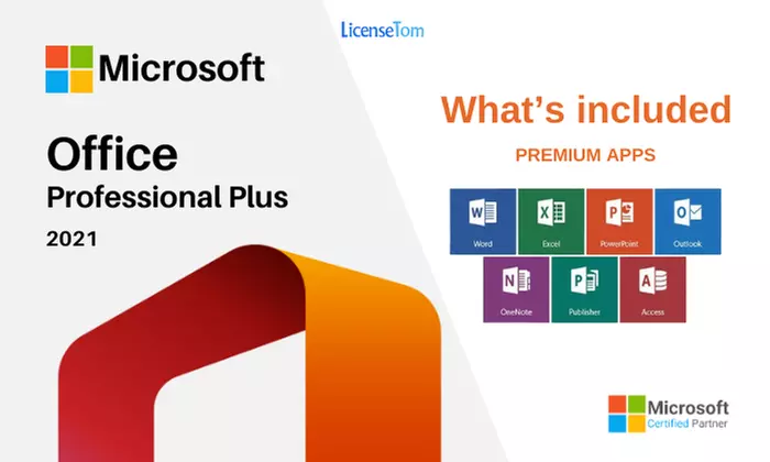 Microsoft Office 2021, 2019, 2016 Lifetime Professional Plus, Home & Business for Windows or MAC - Up to 90% Off - Primary Image